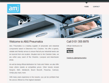 Tablet Screenshot of amjpneumatics.com